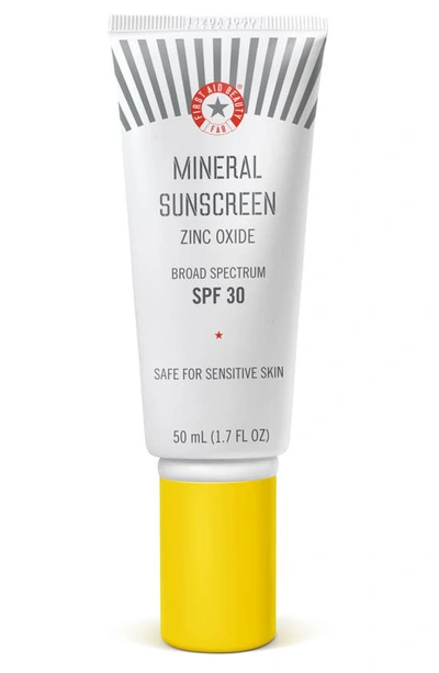 First Aid Beauty Mineral Sunscreen Zinc Oxide Broad Spectrum Spf 30 1.7 oz / 50 ml