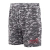Concepts Sport Charcoal San Francisco 49ers Biscayne Camo Shorts In Charcoal