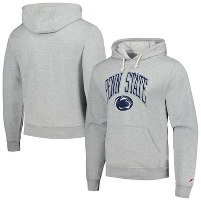 LEAGUE COLLEGIATE WEAR LEAGUE COLLEGIATE WEAR  HEATHER GRAY PENN STATE NITTANY LIONS TALL ARCH ESSENTIAL PULLOVER HOODIE
