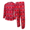 Concepts Sport Men's  Red Philadelphia Phillies Knit Ugly Sweater Long Sleeve Top And Pants Set In Red