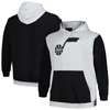 Fanatics Branded  Black/silver Utah Jazz Big & Tall Primary Arctic Pullover Hoodie In Black