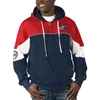 Starter Men's  Navy, Red Columbus Blue Jackets Power Forward Full-zip Hoodie In Navy