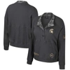 Colosseum Heather Charcoal Michigan State Spartans Oht Military Appreciation Payback Henley Thermal In Heather Charcoal