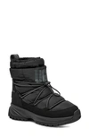 Ugg Padded Logo-print Boots In Black