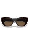 PRADA 55MM BUTTERFLY SUNGLASSES