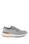 Brunello Cucinelli Speckled Low-top Sneakers In Grey