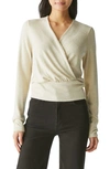 MICHAEL STARS INDIA SURPLICE SWEATER