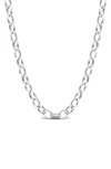 Delmar Rolo Chain Necklace In Silver