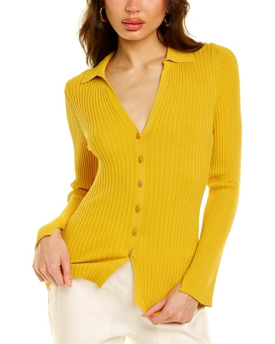 Cult Gaia Lynx Top In Yellow