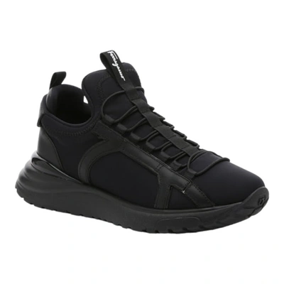 Ferragamo Salvatore  Shiro Men's 723987 Black Sneaker