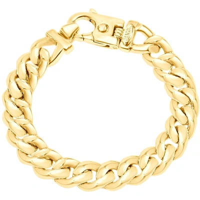 Pompeii3 Men's Cuban 14k Gold (119gram) Or Platinum (191gram) 12mm Link Bracelet 9"