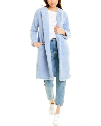 Cami Nyc Emmy Sherpa Coat In Blue