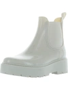 Madden Girl Nanna Womens Laceless Pull On Wedge Boots In White