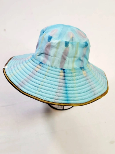 Romualda Women's Gran Bucket Hat In Bronze Dada In Blue