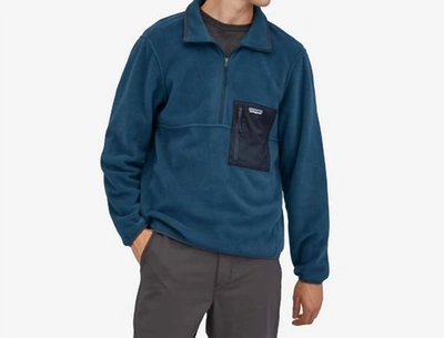 Patagonia Microdini Pullover In Tidepool Blue