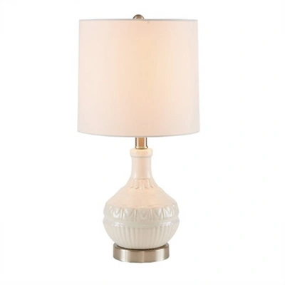 Home Outfitters White Table Lamp, Great For Bedroom, Living Room, Casual