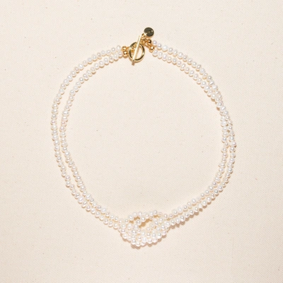 Joey Baby Cece Necklace In White