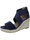 Lifestride Thrive Espadrille Platform Wedge Sandal In Blue
