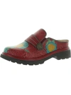 L'ARTISTE BY SPRING STEP COMFICUTE WOMENS LEATHER FLORAL CLOGS