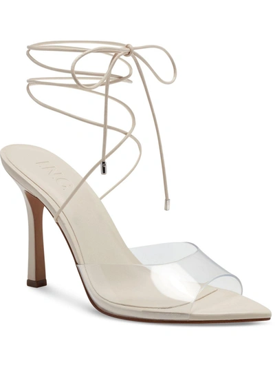 Inc Jesippa Womens Open Toe Tie Strap Heels In Multi