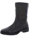 Sarto Franco Sarto Womens Leather Square Toe Mid-calf Boots In Grey