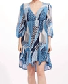 Eva Franco Melanie Dress In Turks And Caicos In Blue