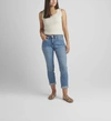 Jag Carter Mid Rise Girlfriend Jeans In Mid Vintage In Multi