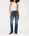 DL1961 - WOMEN'S EMILIE STRAIGHT ULTRA HIGH RISE JEANS IN THUNDERCLOUD