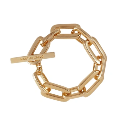 Martha Calvo Epic Toggle Bracelet In Gold