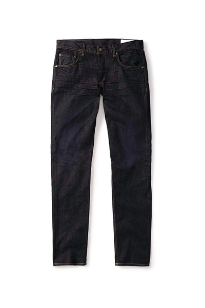 Rag & Bone Men Standard Issue Harrow 5 Pocket Jeans In Harrow Black In Blue