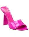 Valentino One Stud 105 Patent Sandal In Pink