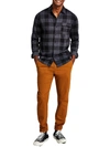 AND NOW THIS MENS PLAID LONG SLEEVES BUTTON-DOWN SHIRT