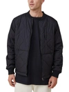 COTTON ON MENS COLD WEATHER QUILTED BOMBER JACKET
