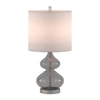 Home Outfitters Gray Table Lamp Set Of 2, Great For Bedroom, Living Room, Casual