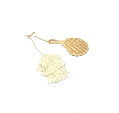 Sensi Studio Seashell Charm In Natural In Gold