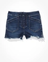 AMERICAN EAGLE OUTFITTERS AE STRETCH HIGH-WAISTED DENIM SHORT SHORT