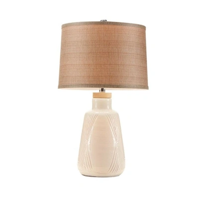 Home Outfitters Ivory Table Lamp, Great For Bedroom, Living Room, Modern/contemporary