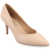 Journee Collection Collection Women's Narrow Width Supernatural Tru Comfort Foam Gabriella Pumps Cool Shades In Beige