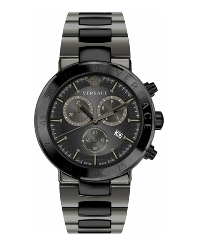 Versace Urban Mystique Bracelet Watch In Black