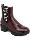 Juicy Couture One Up Womens Block Heel Lug Sole Mid-calf Boots In Black