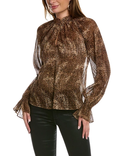 Ramy Brook Jolene Blouse In Brown