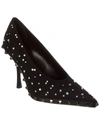 Valentino Garavani Woman Pumps Black Size 8 Textile Fibers In Black