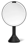 SIMPLEHUMAN 8-INCH SENSOR RECHARGEABLE TABLETOP MIRROR