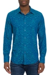 Robert Graham Highland 2 Long Sleeve Button Down Shirt In Bright Blue