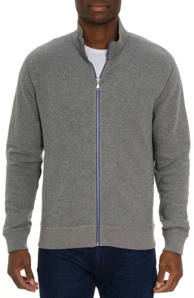 Robert Graham Baldini Long Sleeve Knit In Grey