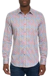 Robert Graham Seven Hills Stretch Button-up Shirt In White Multi