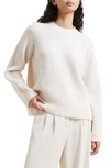 French Connection Jika Sweater In Winter White In Classic Cream