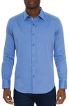 Robert Graham Men's Metro Cotton-stretch Sport Shirt In Blue