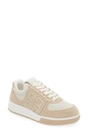 Givenchy G4 Low Top Sneaker In Beige/ White