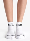 Mother Baby Steps Ankle Mf Socks In White In White